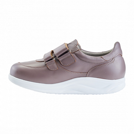 Полуботинки ортопедические Ортомода женские 82377-Х-528 СД серо-коричневые. Изображение 3 из 4