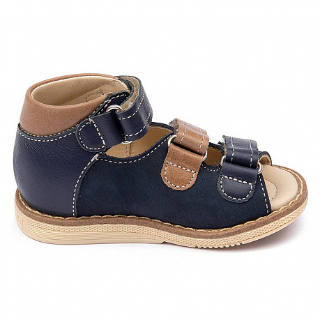 Сандали Тапибу для мальчиков FT-26036.20-OL08О.03 лен/синий. Изображение 3 из 3