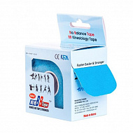 Кинезио тейп Bio Balance Tape Max с усиленным клеем 5см х 5м голубой.